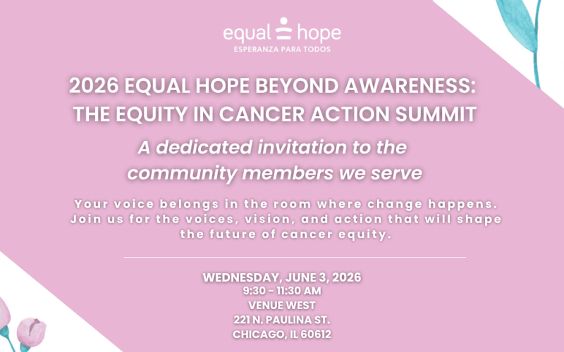 2026 Equal Hope Beyond Awareness The Equity in Cancer Action Summit IG Flyer (1200 x 630 px)